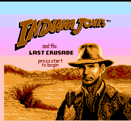 Indiana Jones and the Last Crusade (USA) (Taito) Title Screen